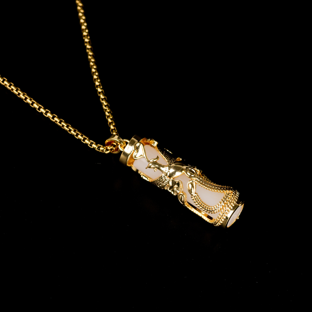 Phoenix with Moonstone Necklace