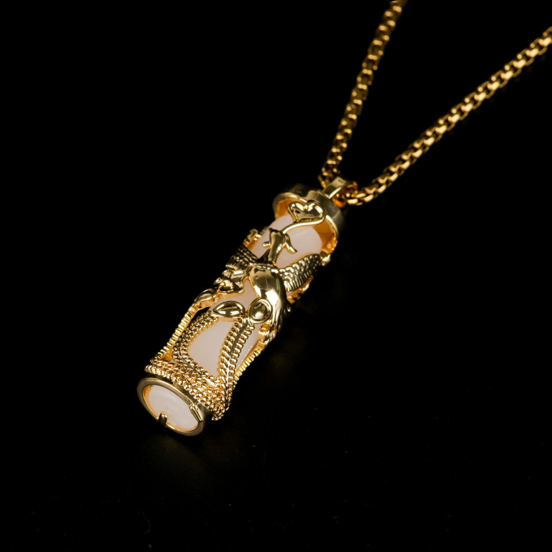 Phoenix with Moonstone Necklace