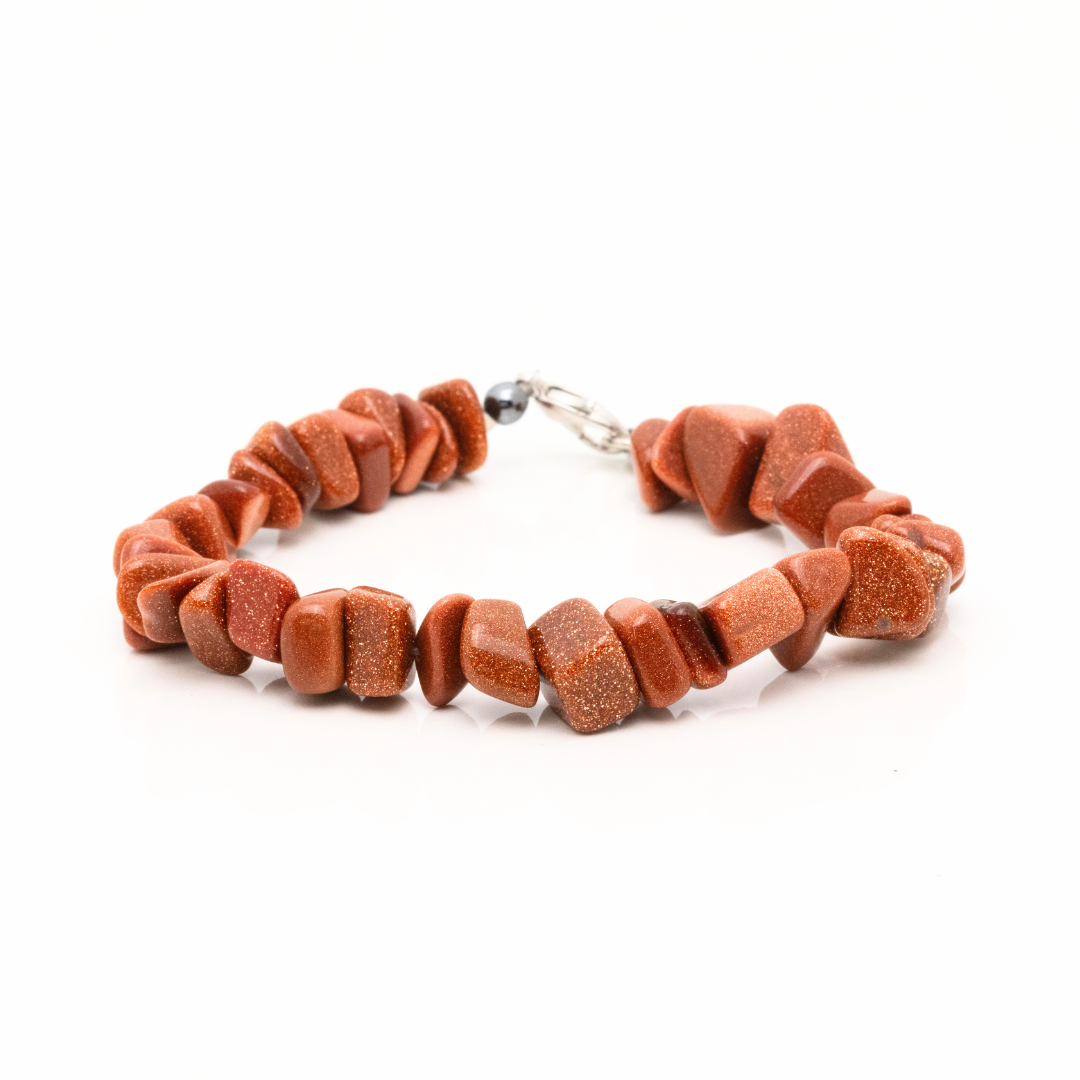 Golden Sandstone Chips Bracelet