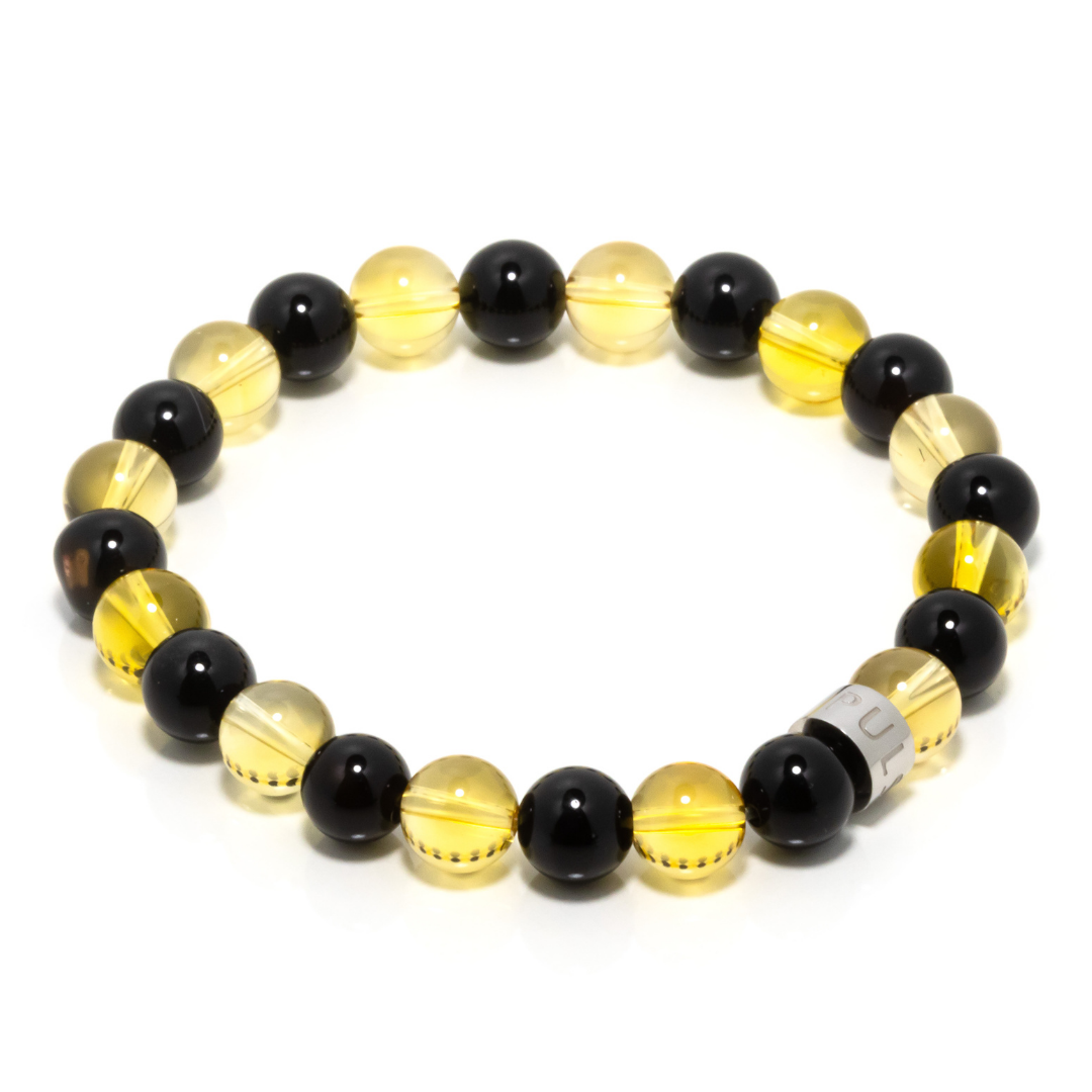 Jaime I - Citrine & Black Onyx Bracelet