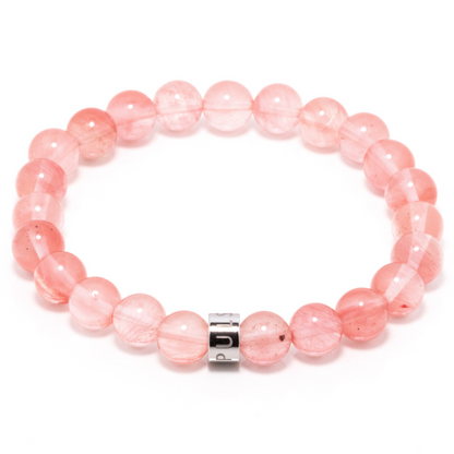 Kalimbahin II - Cherry Quartz Bracelet