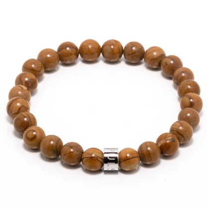 Kayumanggi V - Petrified Wood Jasper Bracelet