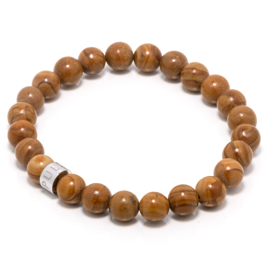 Kayumanggi V - Petrified Wood Jasper Bracelet