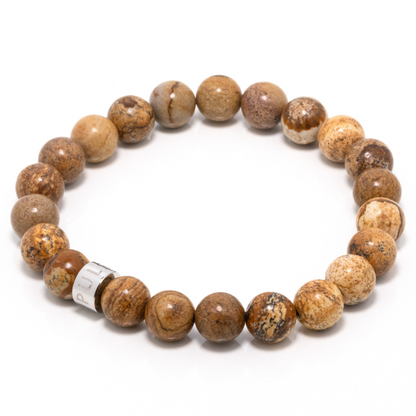 Kayumanggi III - Picture Jasper Bracelet