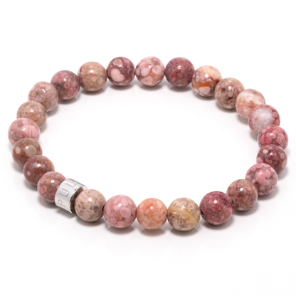 Kalimbahin IV - Pink Jasper Bracelet