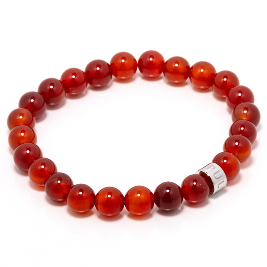 Mabaya I - Red Agate Bracelet