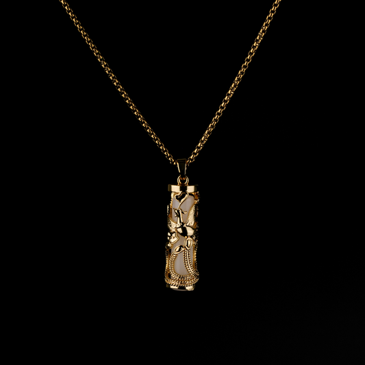 Phoenix with Moonstone Necklace