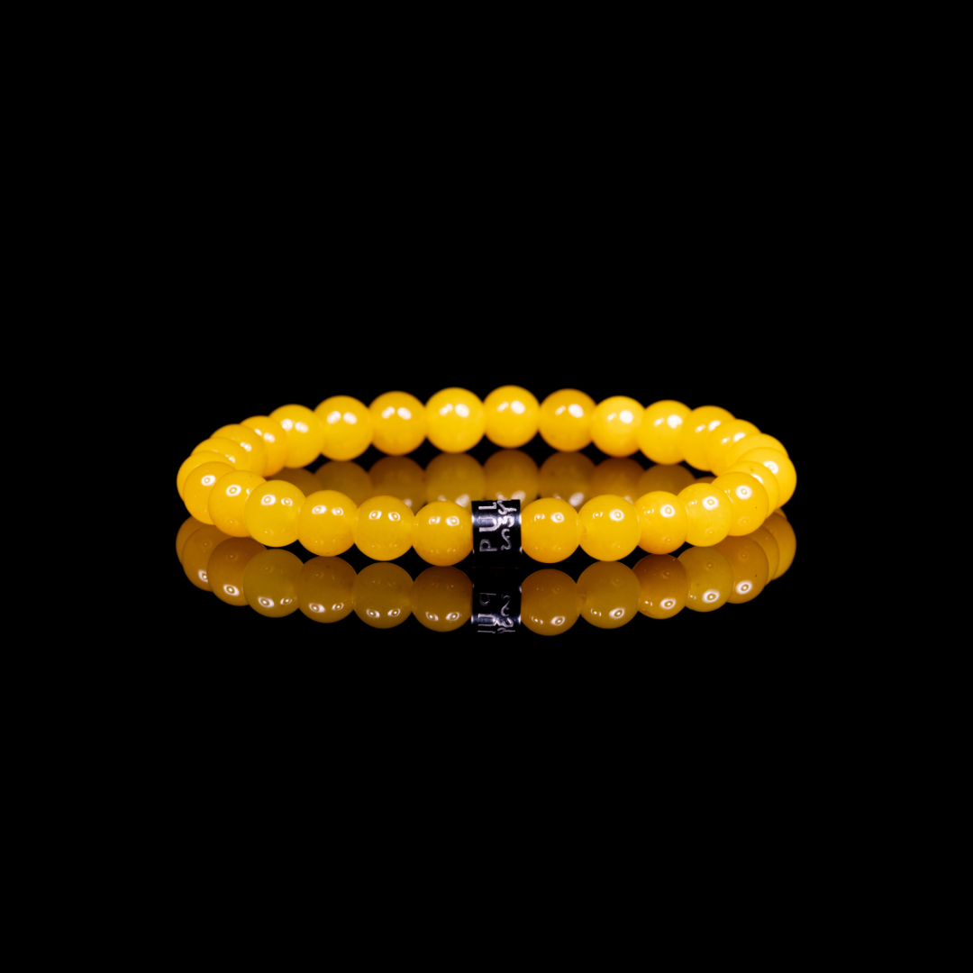 Kunig I - Yellow Jade Bracelet