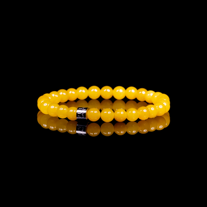 Kunig I - Yellow Jade Bracelet