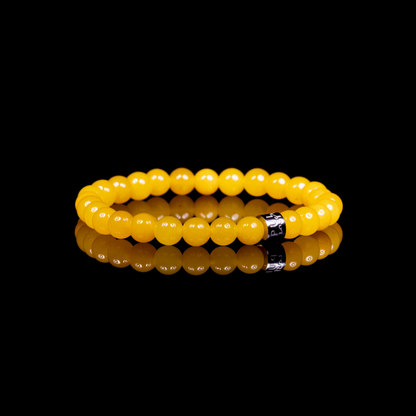 Kunig I - Yellow Jade Bracelet